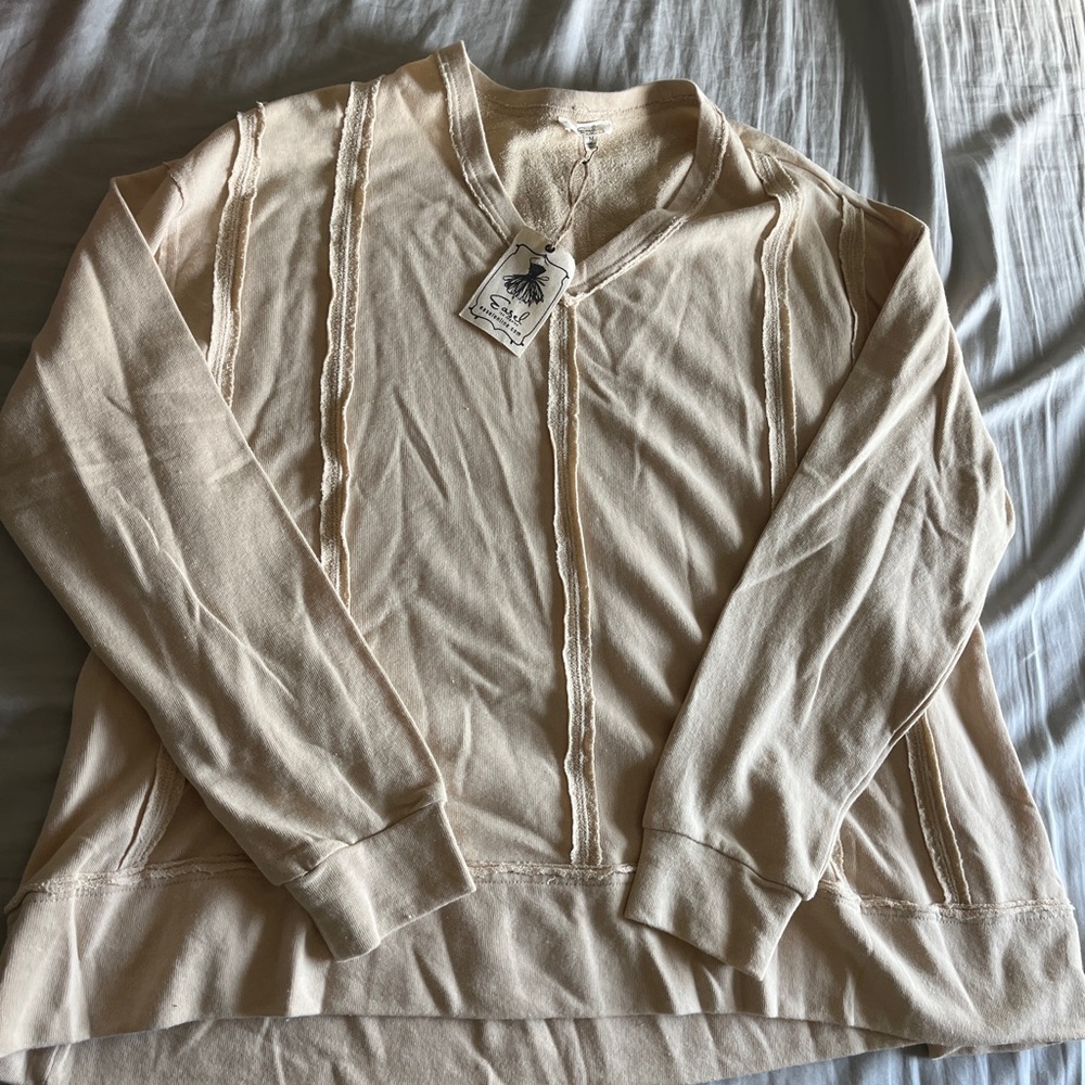 Easel Long Sleeve Top- Medium